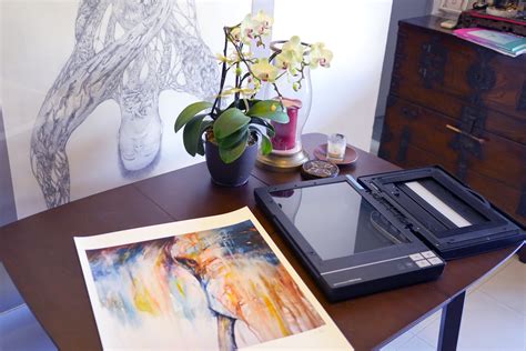 how to scan art for prints and what color palettes do artists prefer when painting landscapes?