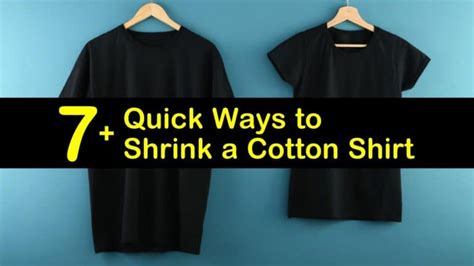 how to shrink a cotton shirt with print: the science behind shrinking fabrics